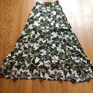 Topshop flower skirt